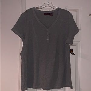 Short sleeve knit top